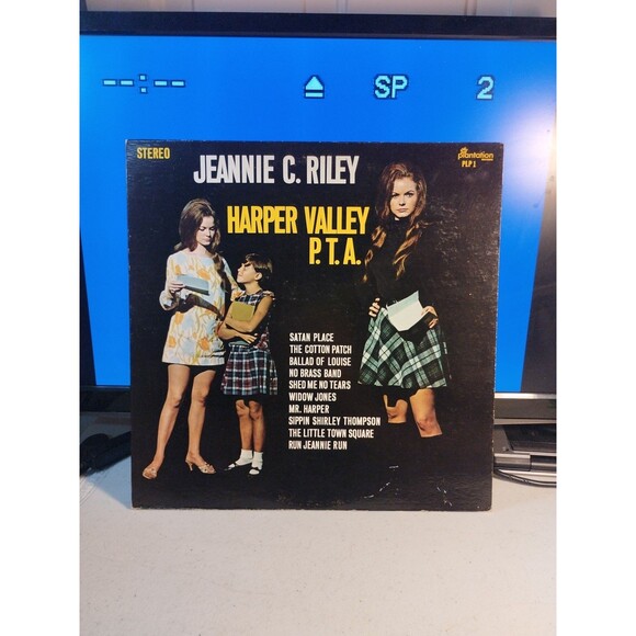 Vtg 1968 Jeannie C. Riley Harper Valley P.T.A. 12" LP Vinyl Record Album PLP 1 - Picture 1 of 4